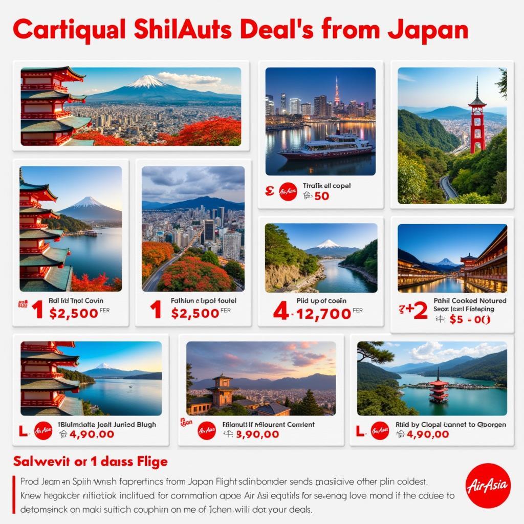 Airasia Japan Tour Packages from Cochin