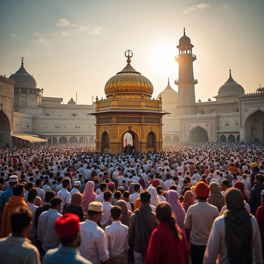 Ajmer Sharif Dargah and Devotees