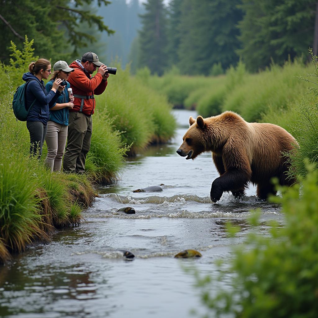 Alaska Small Group Tour - Grizzly Bear Encounter