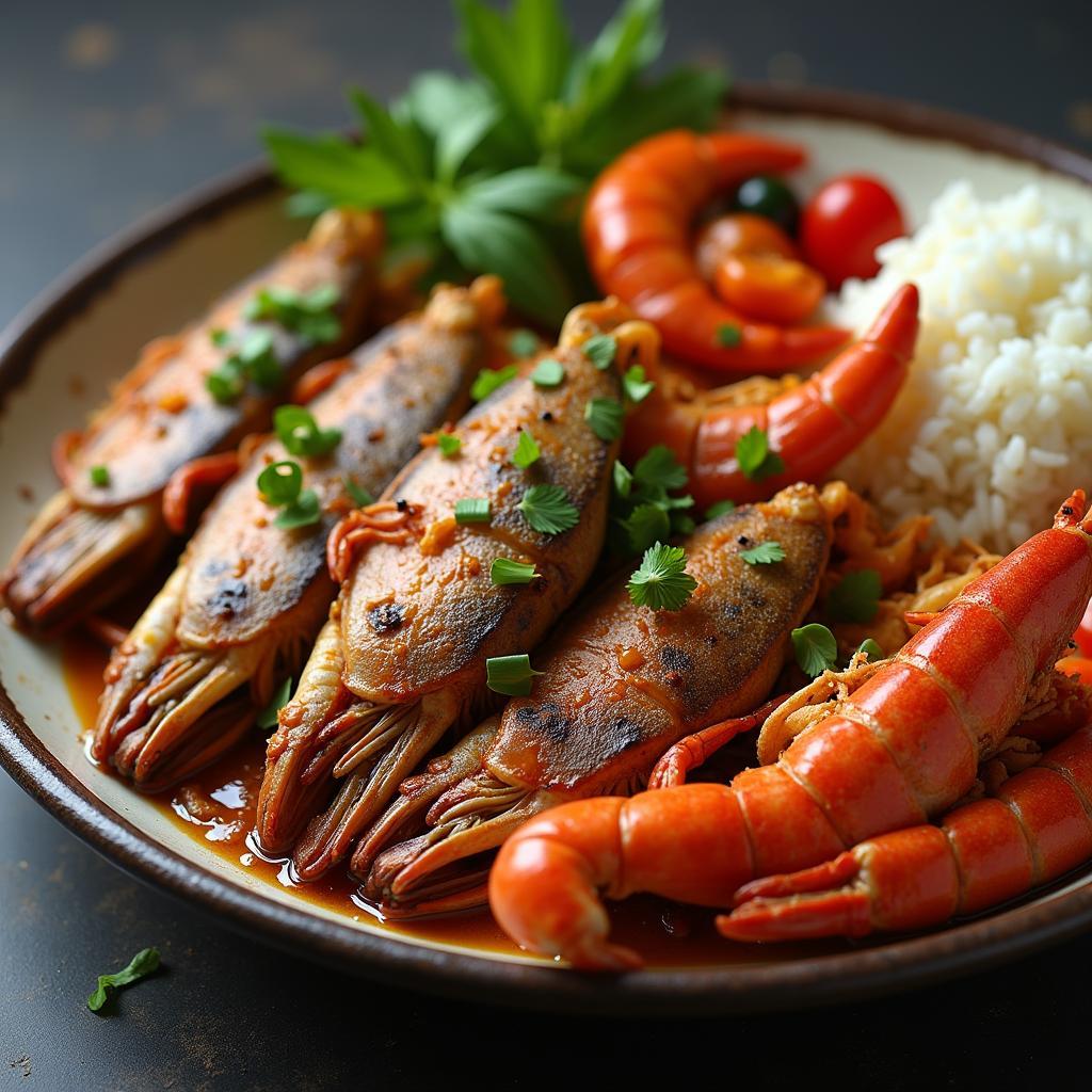 Delicious Andaman Seafood Platter with Fresh Catch