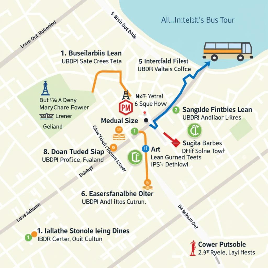 Atlanta Bus Tour Route Map