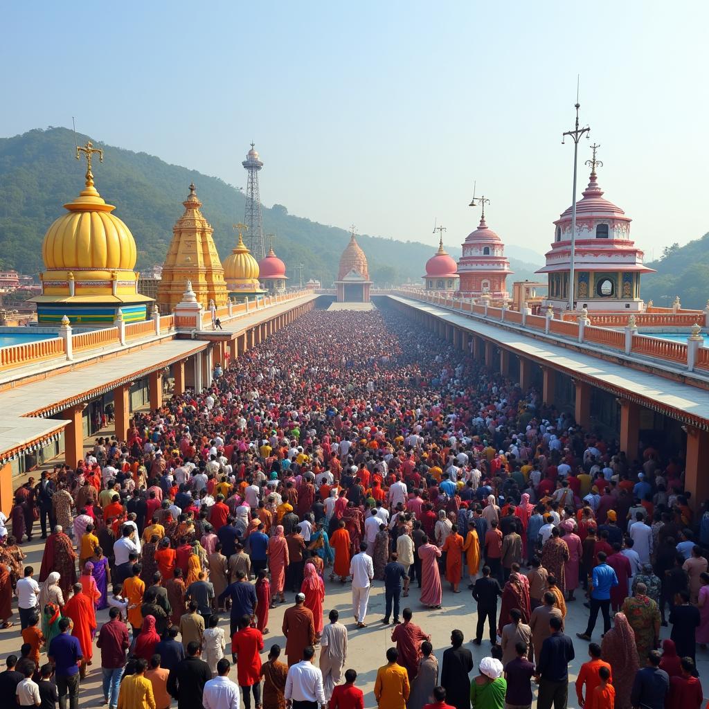 Baba Dham Temple Deoghar, Jharkhand, India - A Spiritual Haven