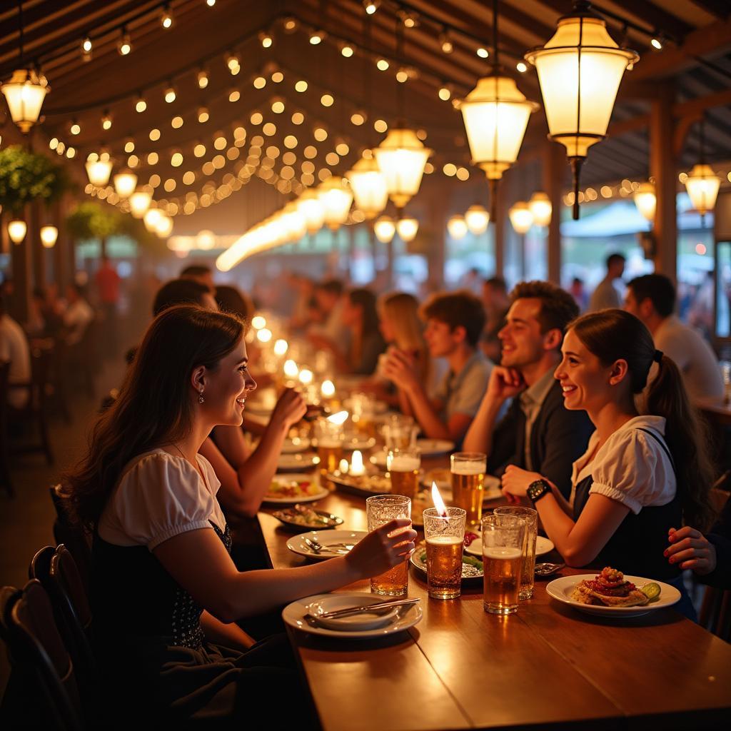 Bavarian Beer Garden Munich: Enjoying Traditional Beer and Cuisine