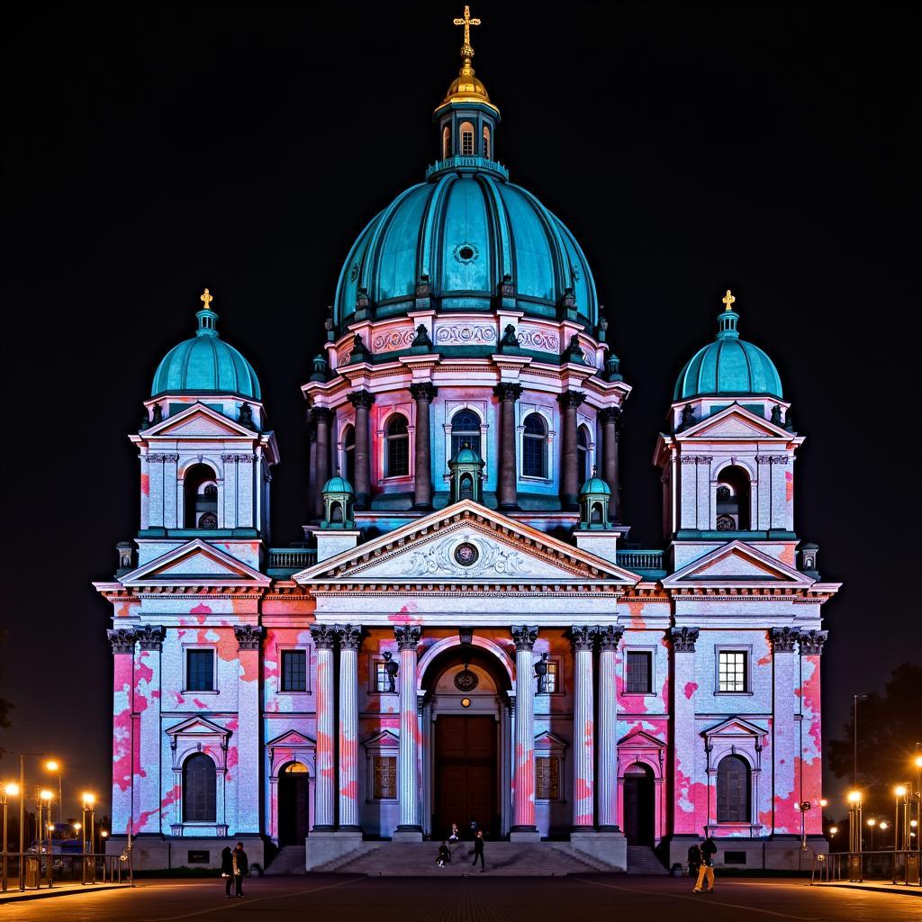 Berlin Festival of Lights: Berlin Cathedral Illuminated