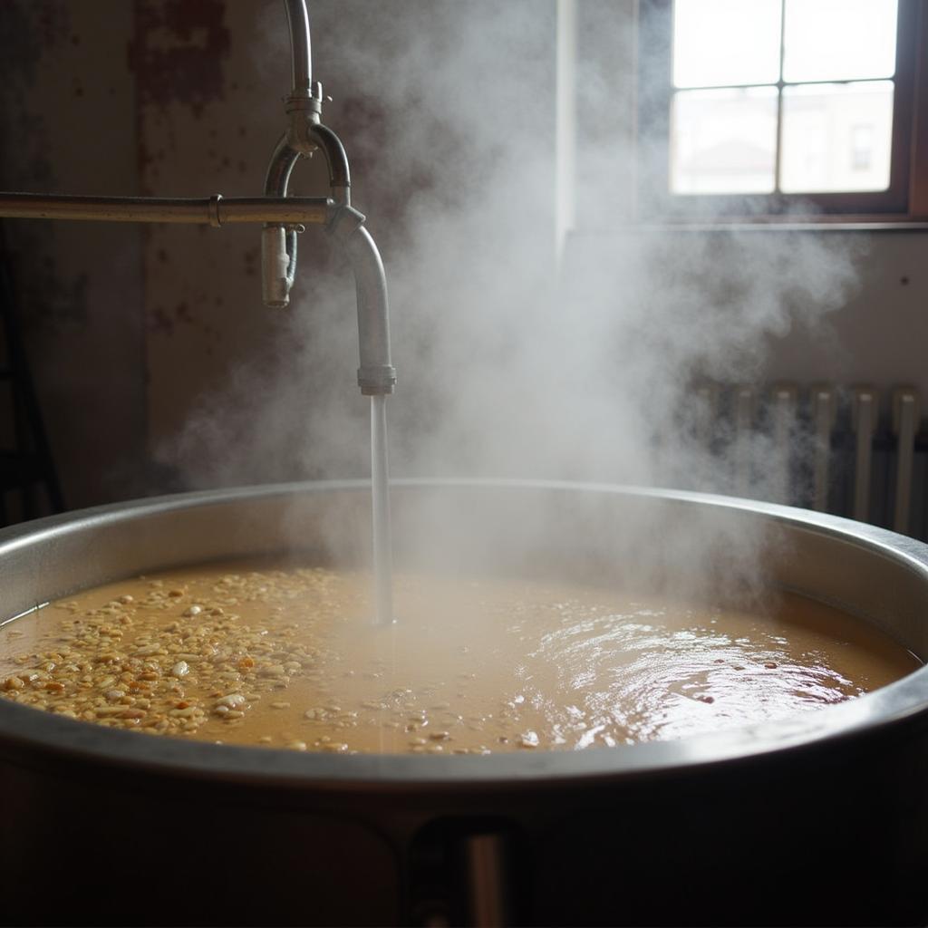 Blair Athol Distillery Tour: Witnessing the Mashing Process