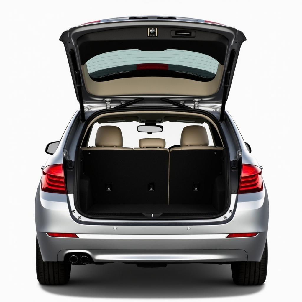 Spacious Cargo Area of the BMW 5 Series Touring