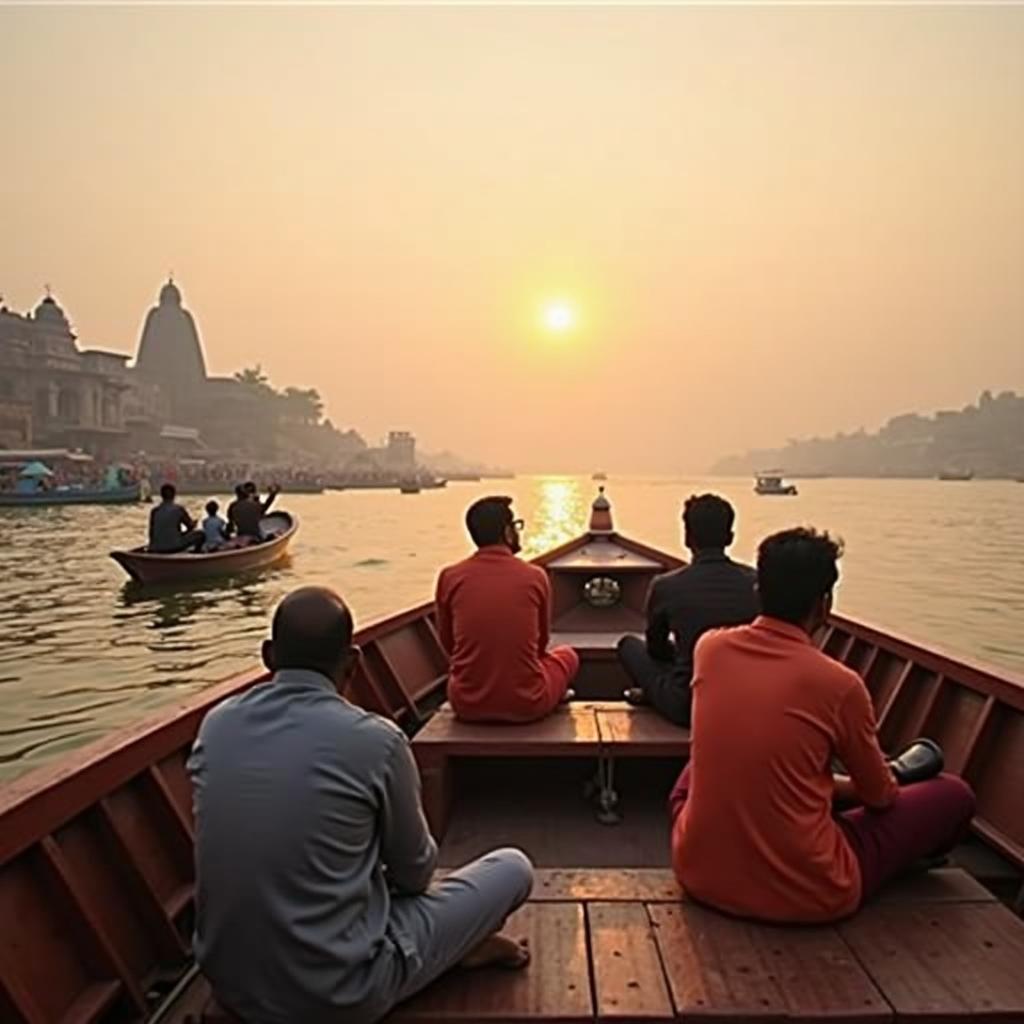 Boat Ride on the Ganges in Varanasi for Chennai Pilgrims