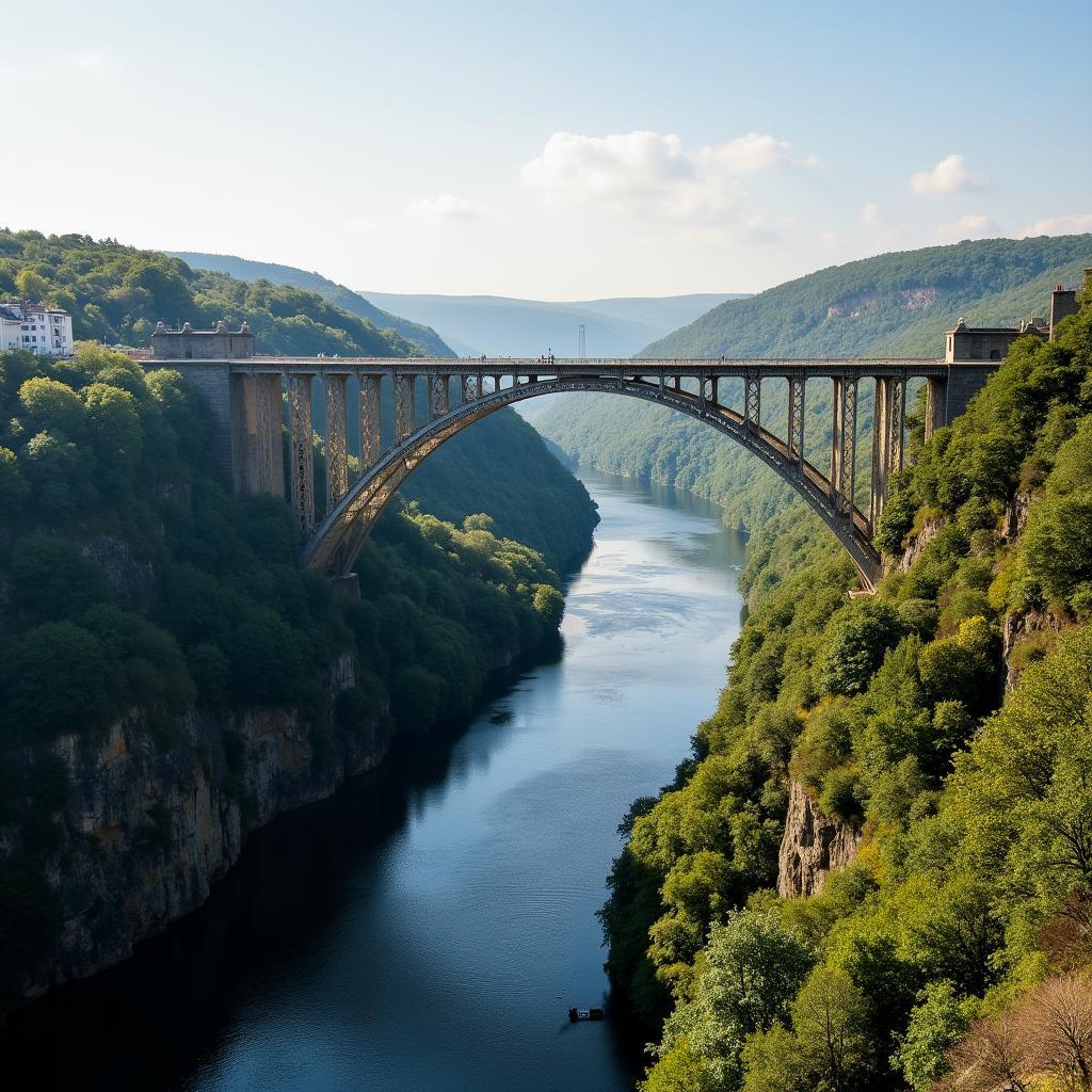 Bristol's Clifton Suspension Bridge and the Avon Gorge