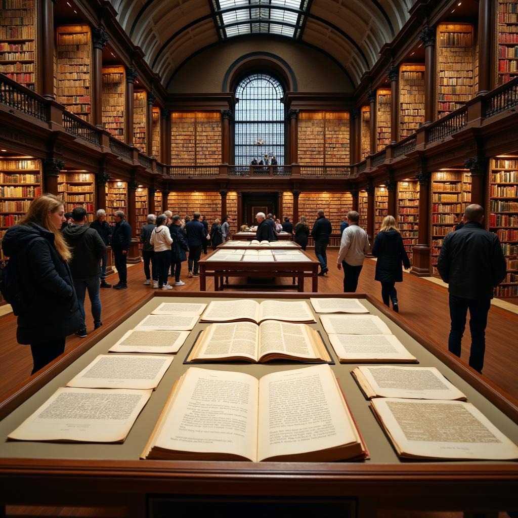 British Library in London - Literary Manuscripts