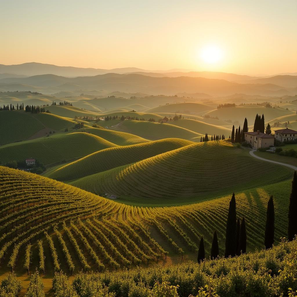 Chianti Wine Country Landscape