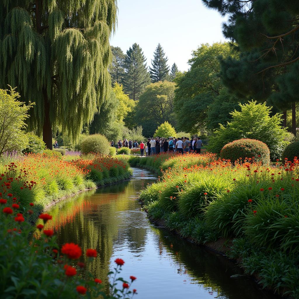 Christchurch Botanic Gardens City Tour Scene