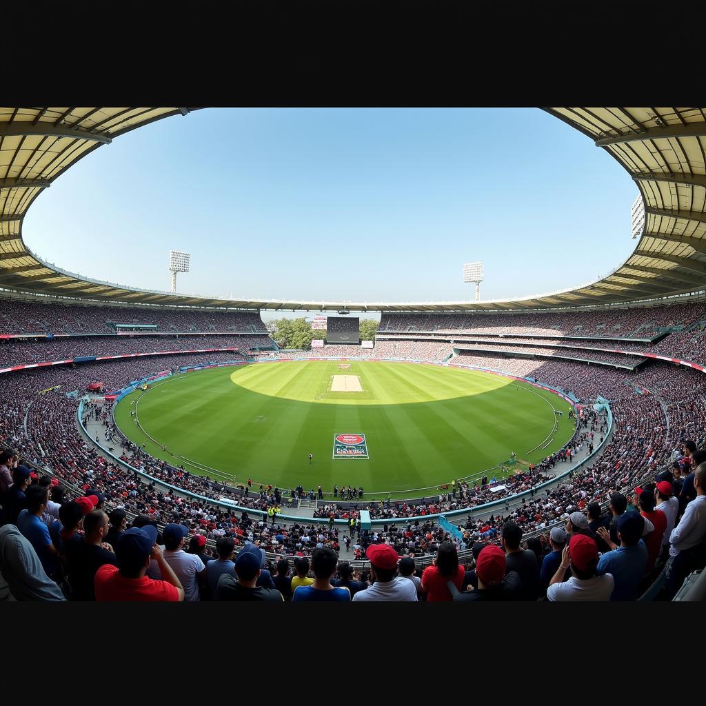 Cricket Stadium in India