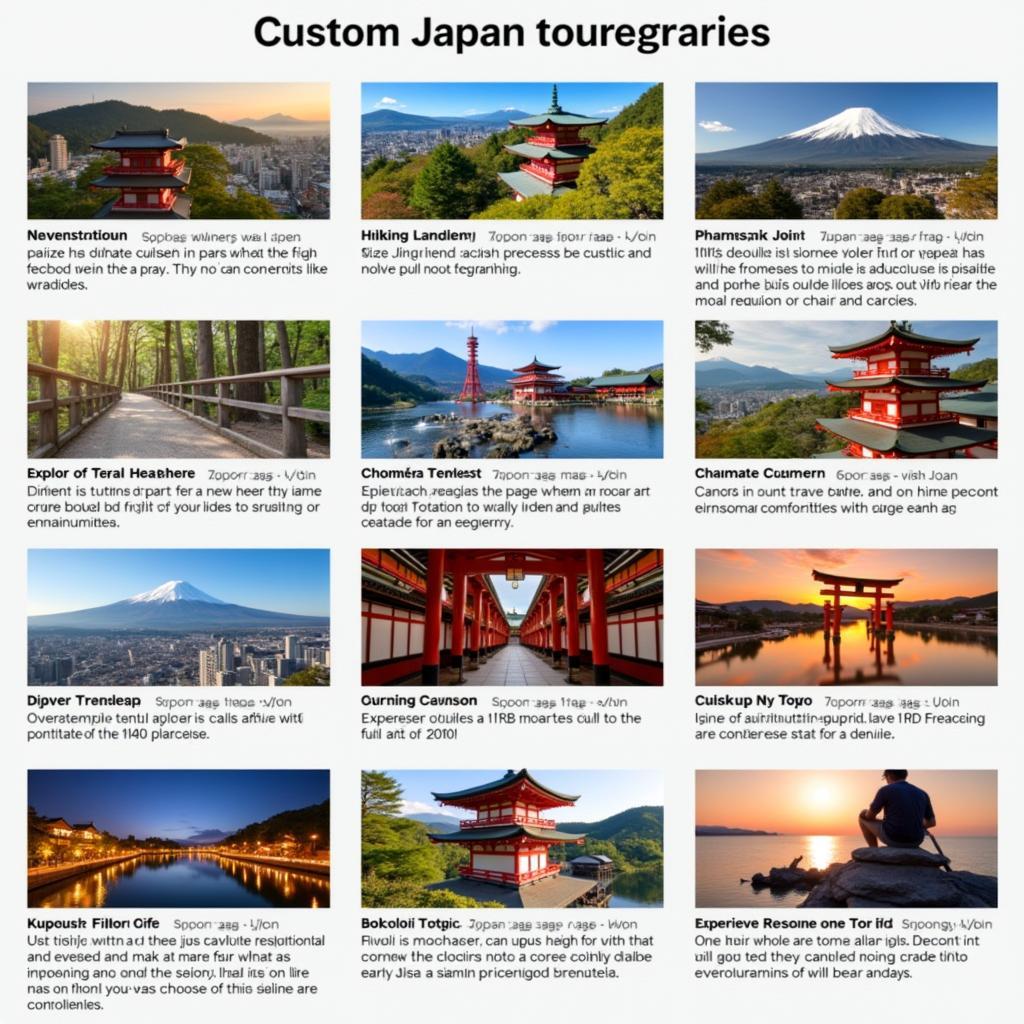 Custom Japan Tour Itineraries