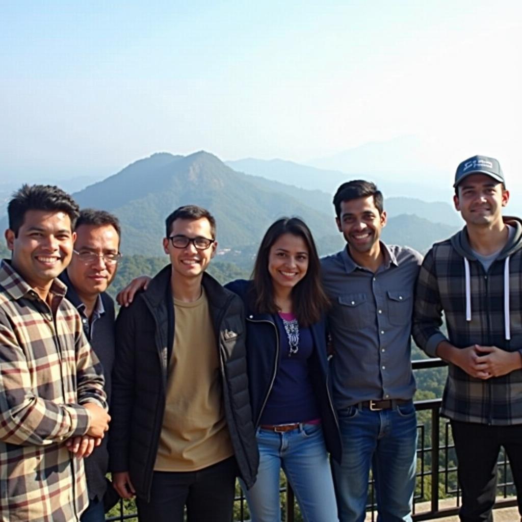 Happy Tourists on a Darjeeling Mirik Tour