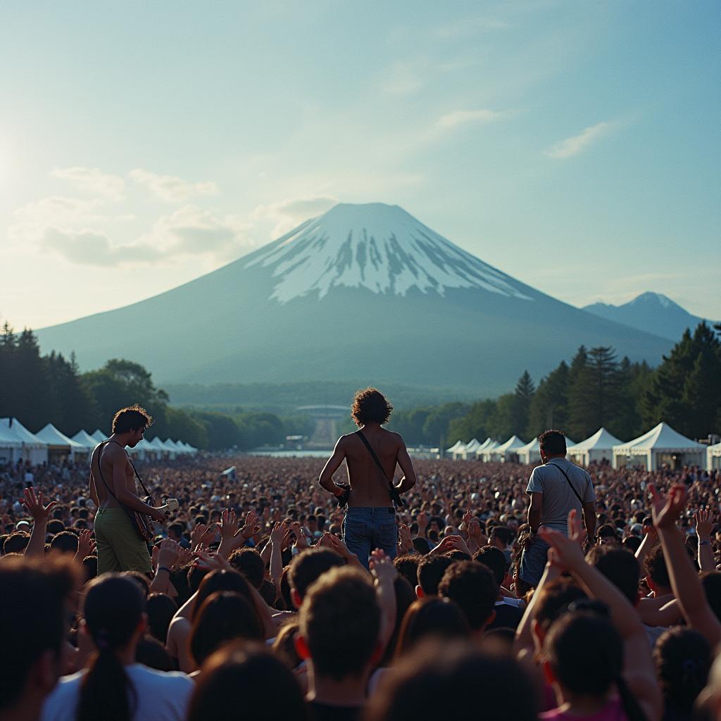 Deer Tick electrifies the crowd at Fuji Rock Festival with their signature indie rock sound.