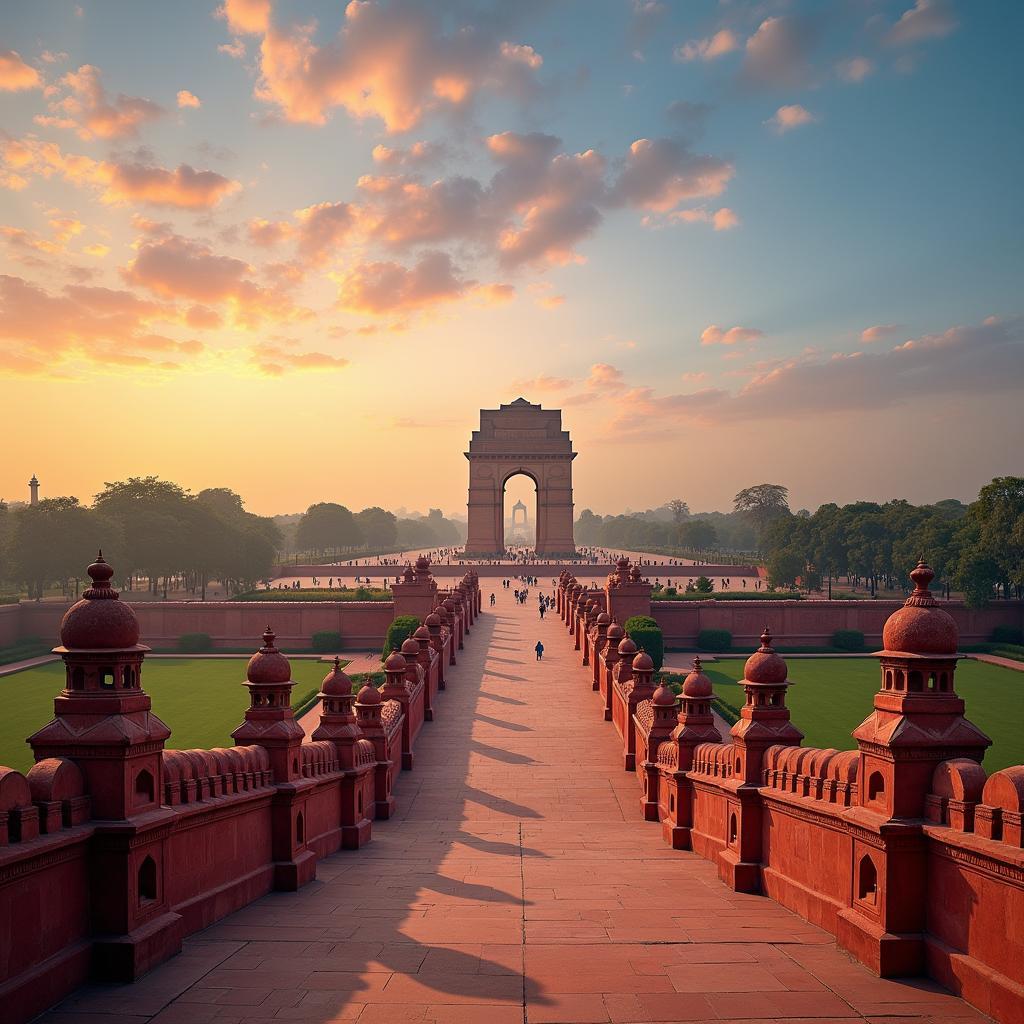 Delhi's Iconic Landmarks: Red Fort and India Gate