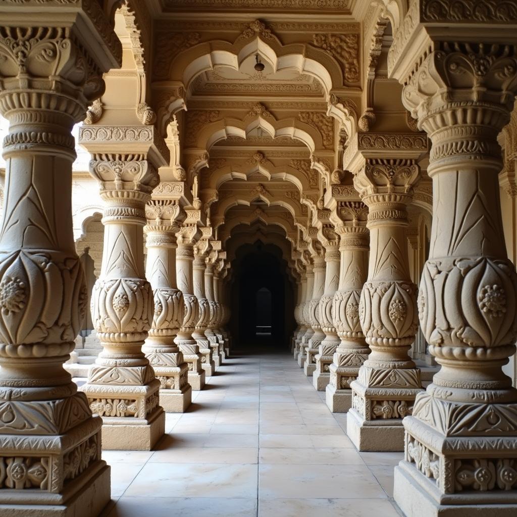 Intricate carvings at Dilwara Jain Temples, Mount Abu