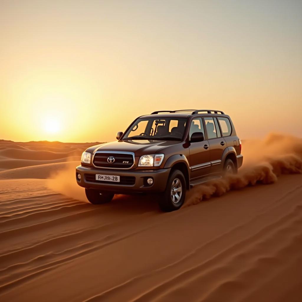 Dune Bashing in Dubai Desert Safari