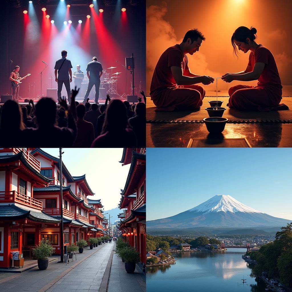 Experiencing Japan's music scene and cultural attractions