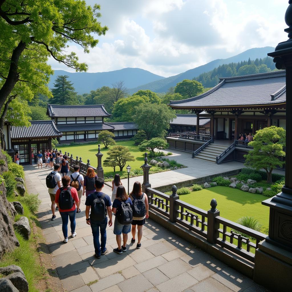 Exploring Ancient Japanese Temples with A B Edu Tours