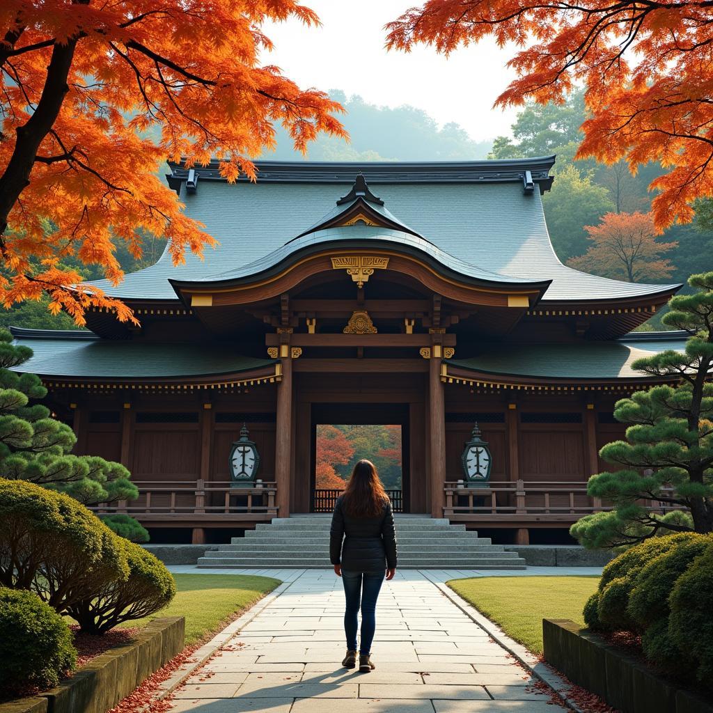 Exploring ancient temples in Kyoto