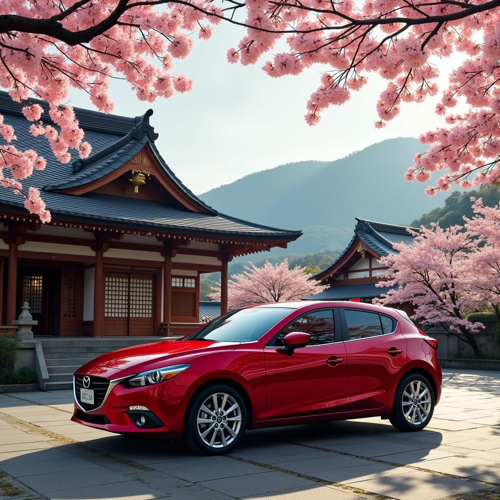 Exploring Kyoto Temples in a Mazda 3