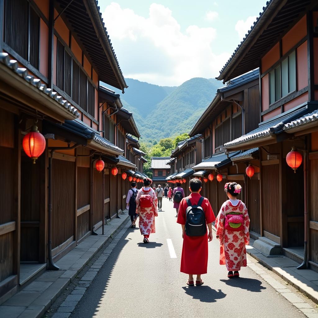 Exploring Kyoto's Gion District with Roopkatha Tours & Travels