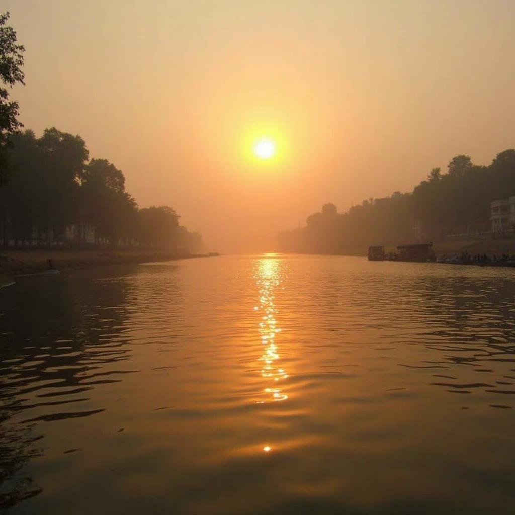 Ganga River Haridwar Sunrise