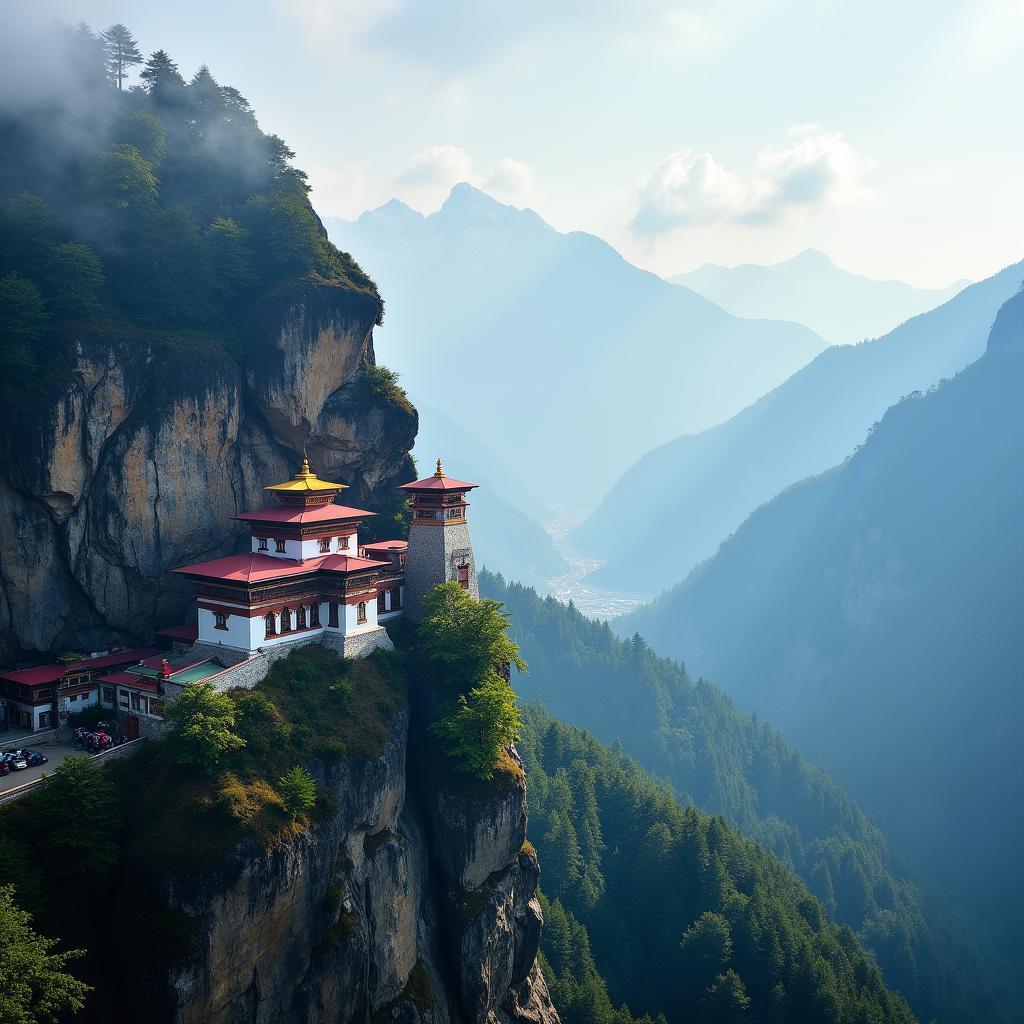 View of a Monastery in Gangtok