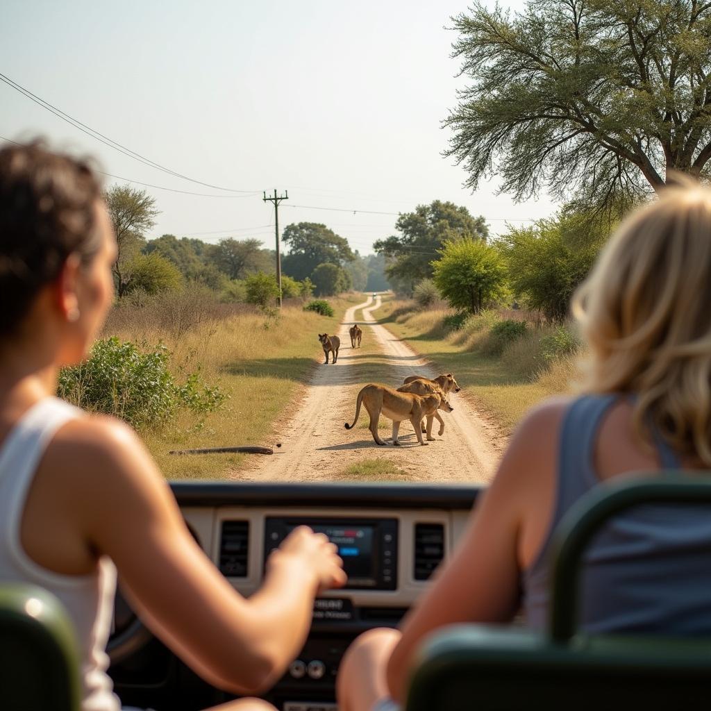 Wildlife safari in Gir National Park