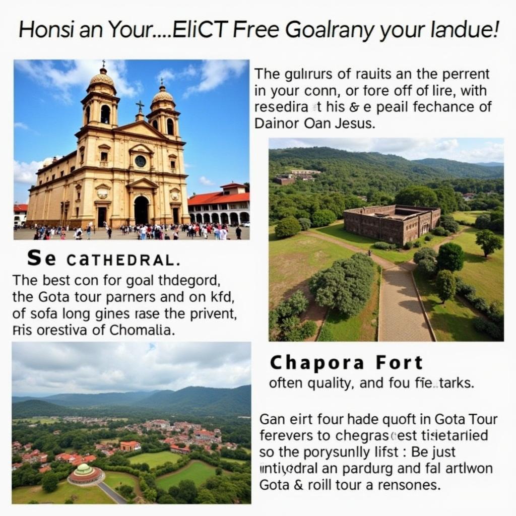 Historical sites in Goa with details about IRCTC tours.