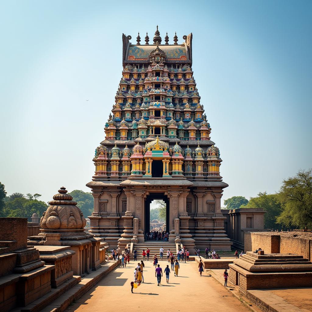 Ancient Virupaksha Temple in Hampi