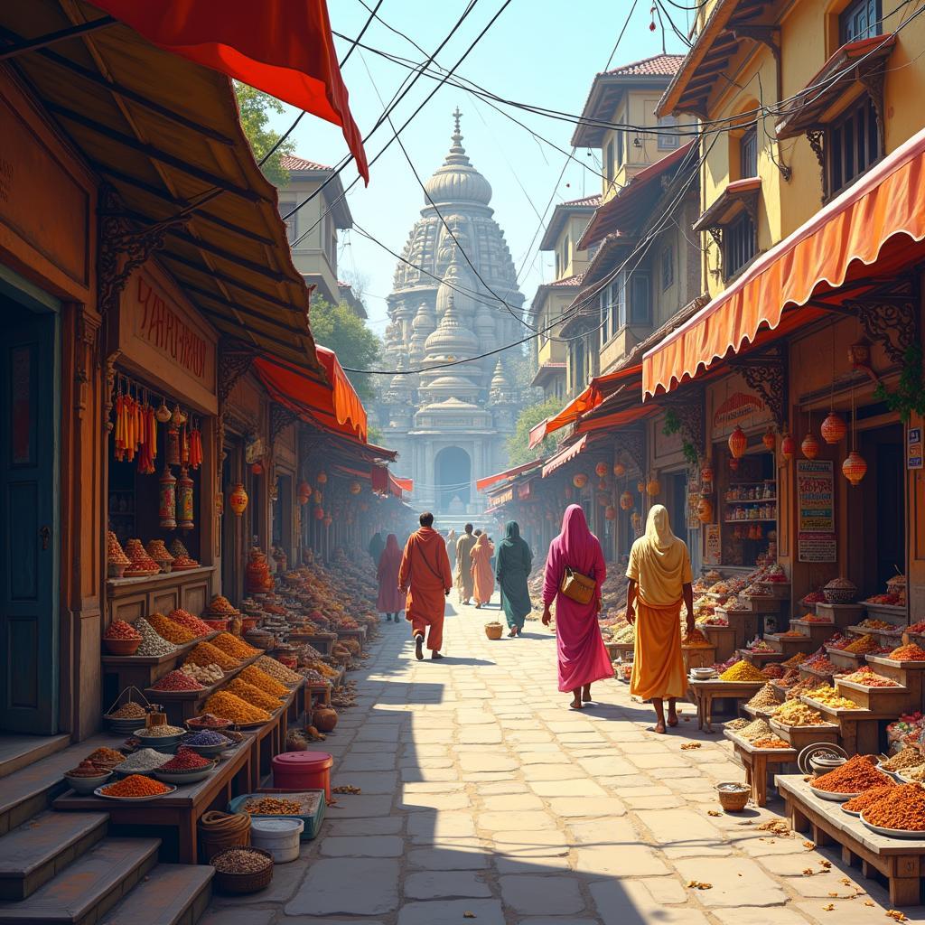 Haridwar Old City Market and Temples