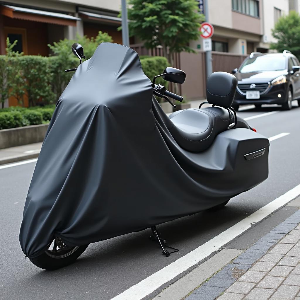 Secure Harley with Touring Bike Cover