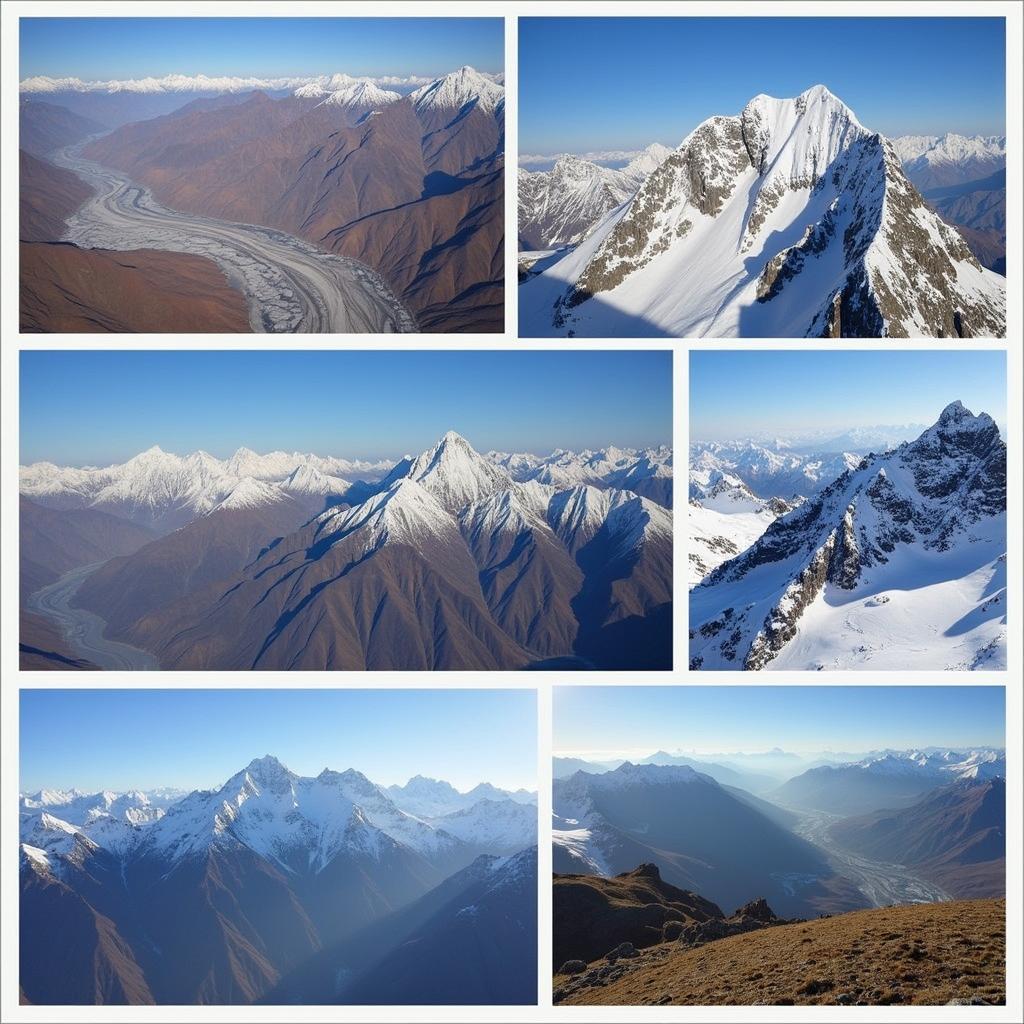 Himalayan Panorama Aerial Photography