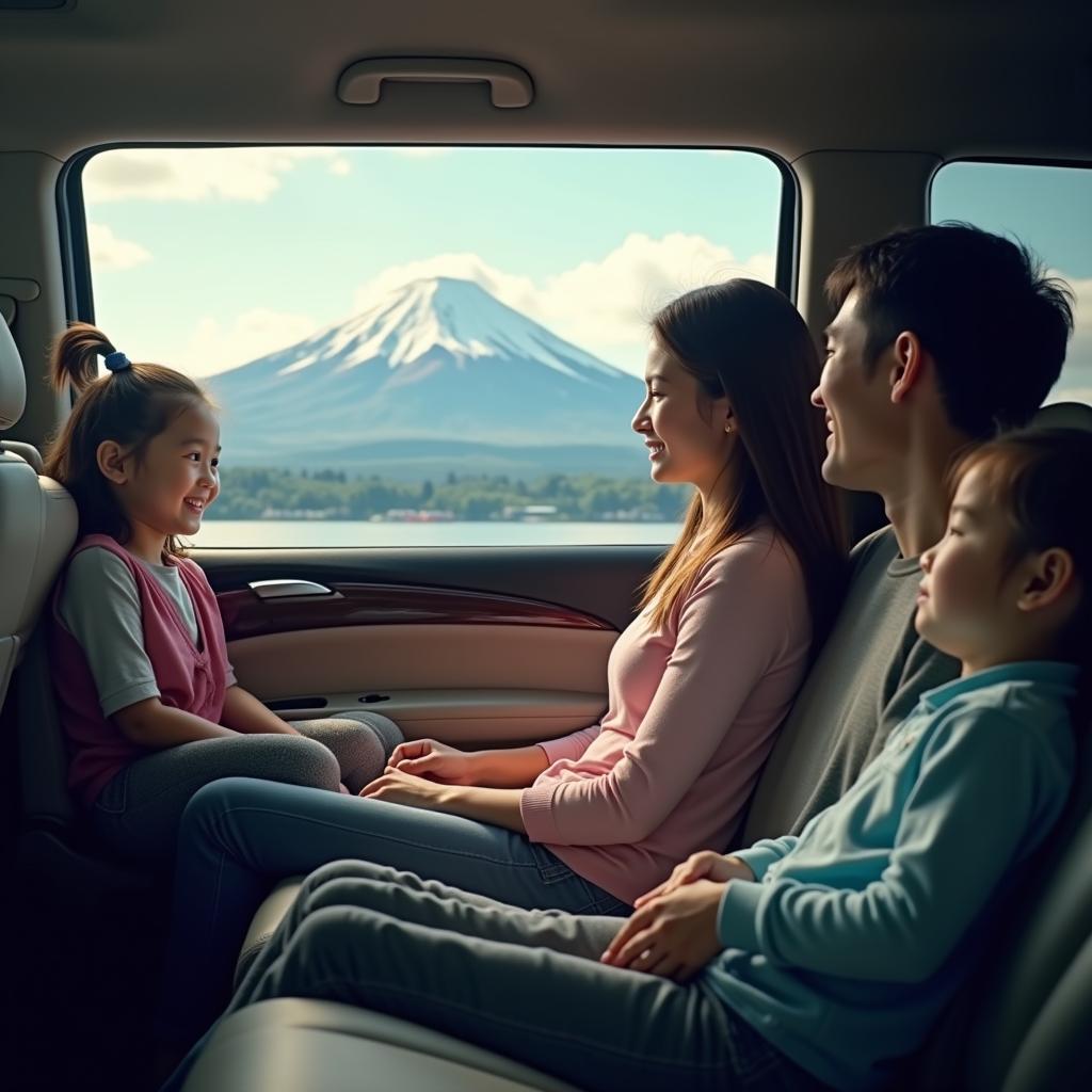 Spacious Interior of the Honda Odyssey Touring with a Family