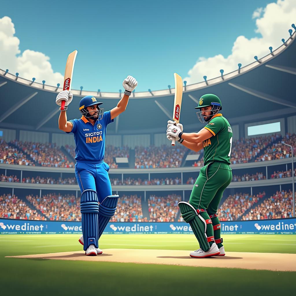 India vs. Afghanistan Cricket Match 2024