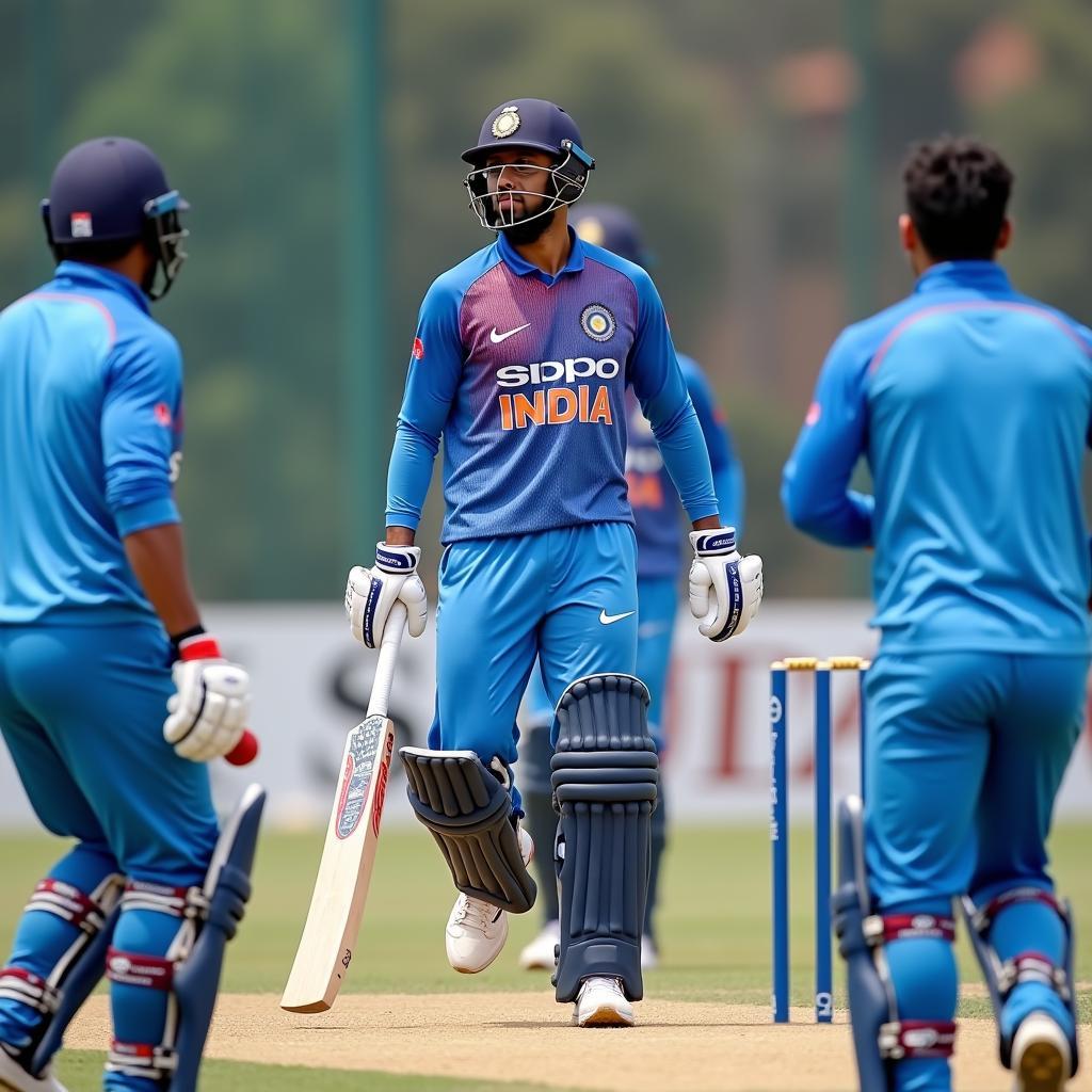 Indian Cricket Team Training Session