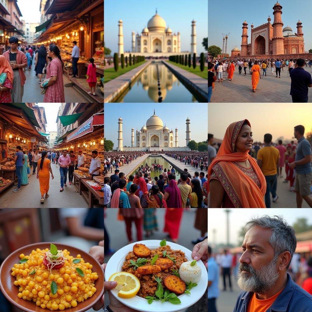 Fans enjoying Indian culture during the cricket tour.