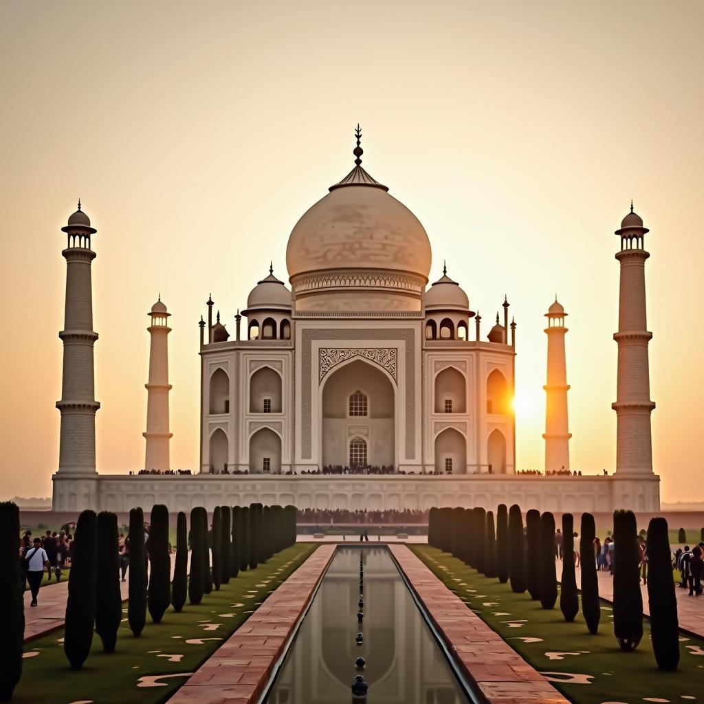 Taj Mahal at Sunrise