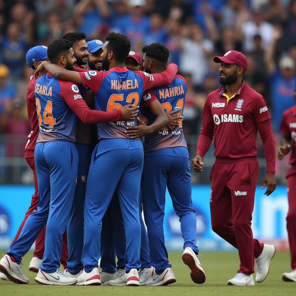 India vs West Indies: Celebration