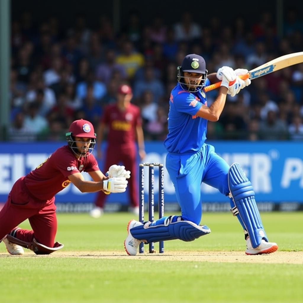 India vs West Indies: T20 Action