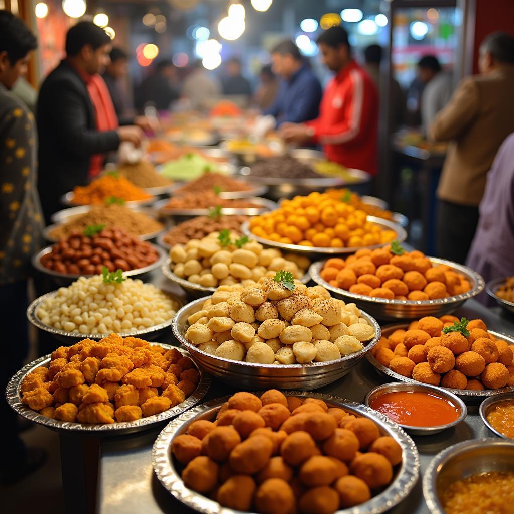 Indian Street Food Variety