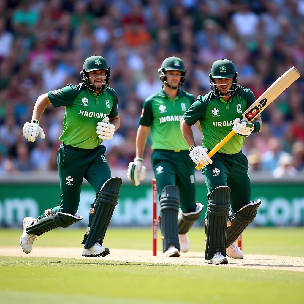 Ireland vs Afghanistan Cricket Match Action