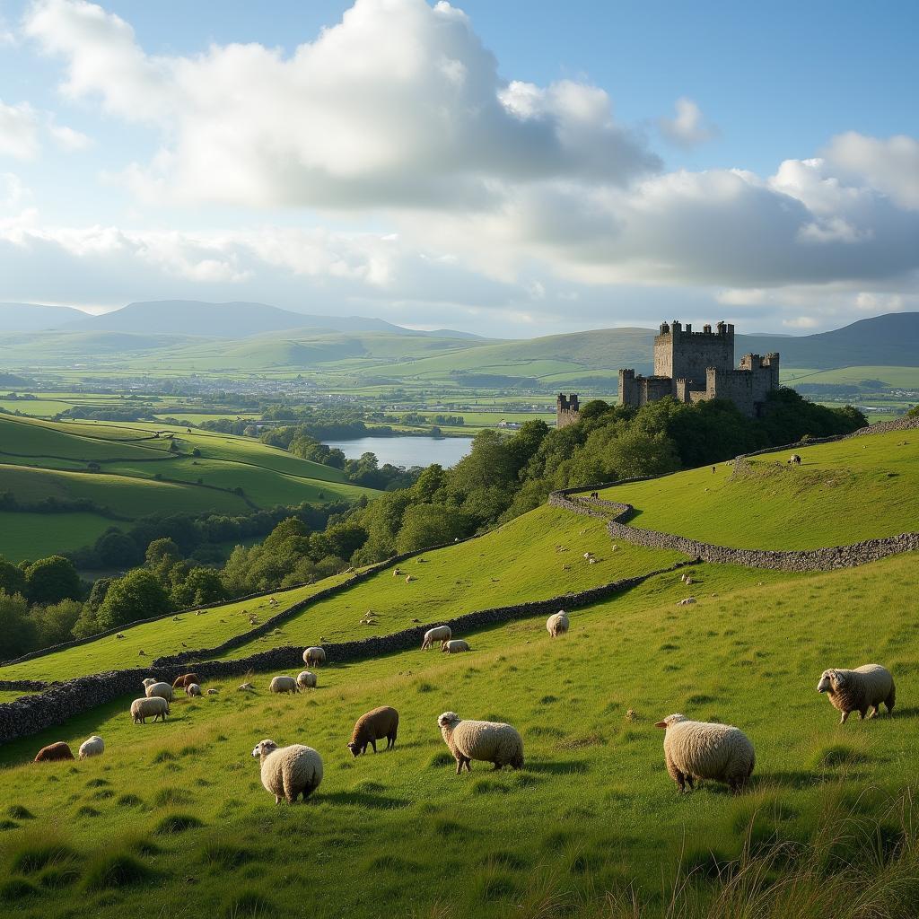 Scenic View of Ireland's Countryside during a 4-Day Tour