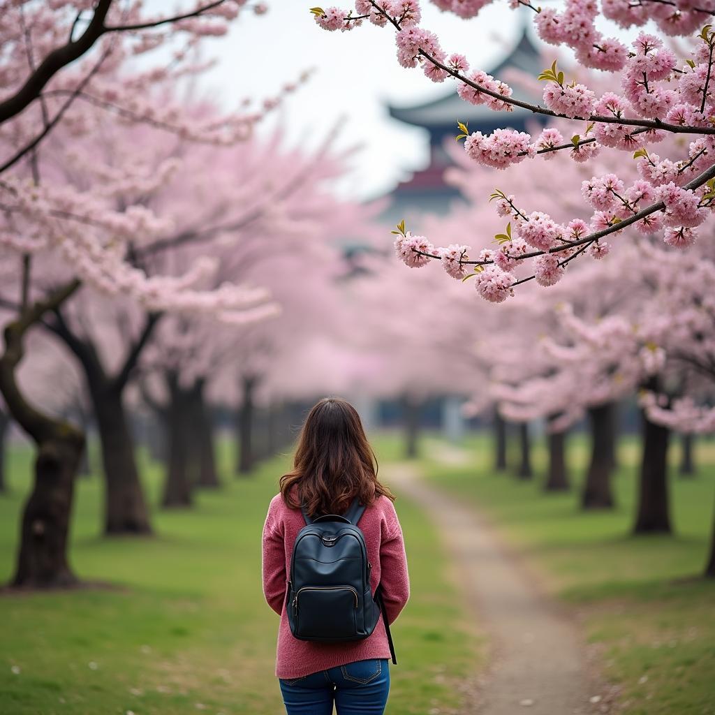 Budget-friendly travel in Japan during cherry blossom season