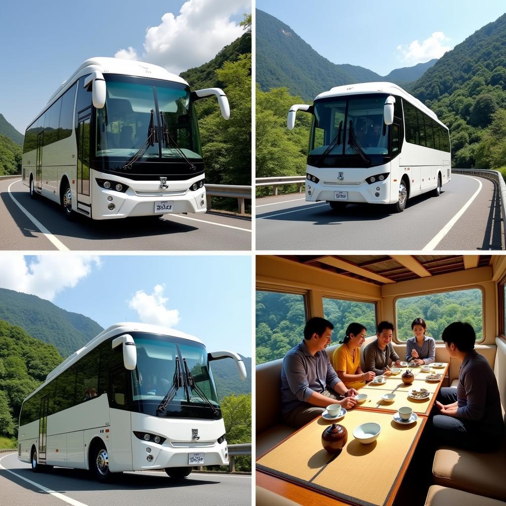 Diverse options for bus tours in Japan