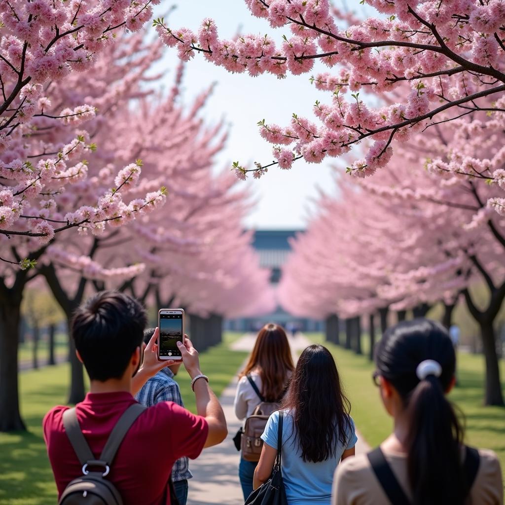 Japan Cherry Blossom Tour from Ahmedabad