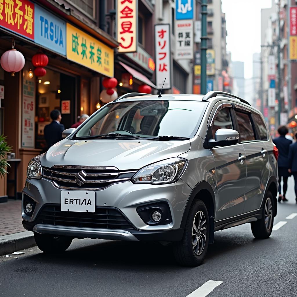 Navigating a Japanese City in the Maruti Ertiga Tour M