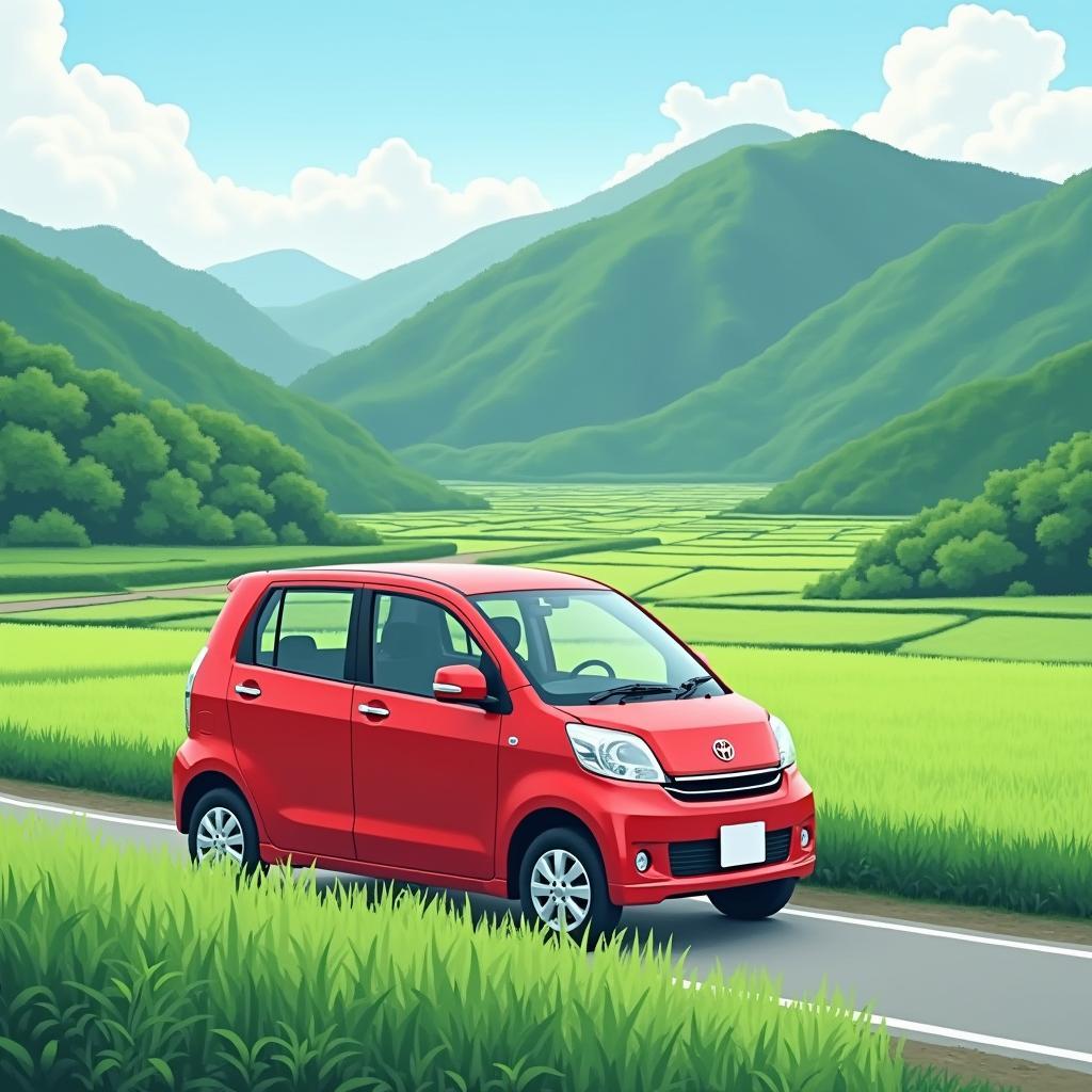 Scenic Japan Countryside Road Trip in a Kei Car